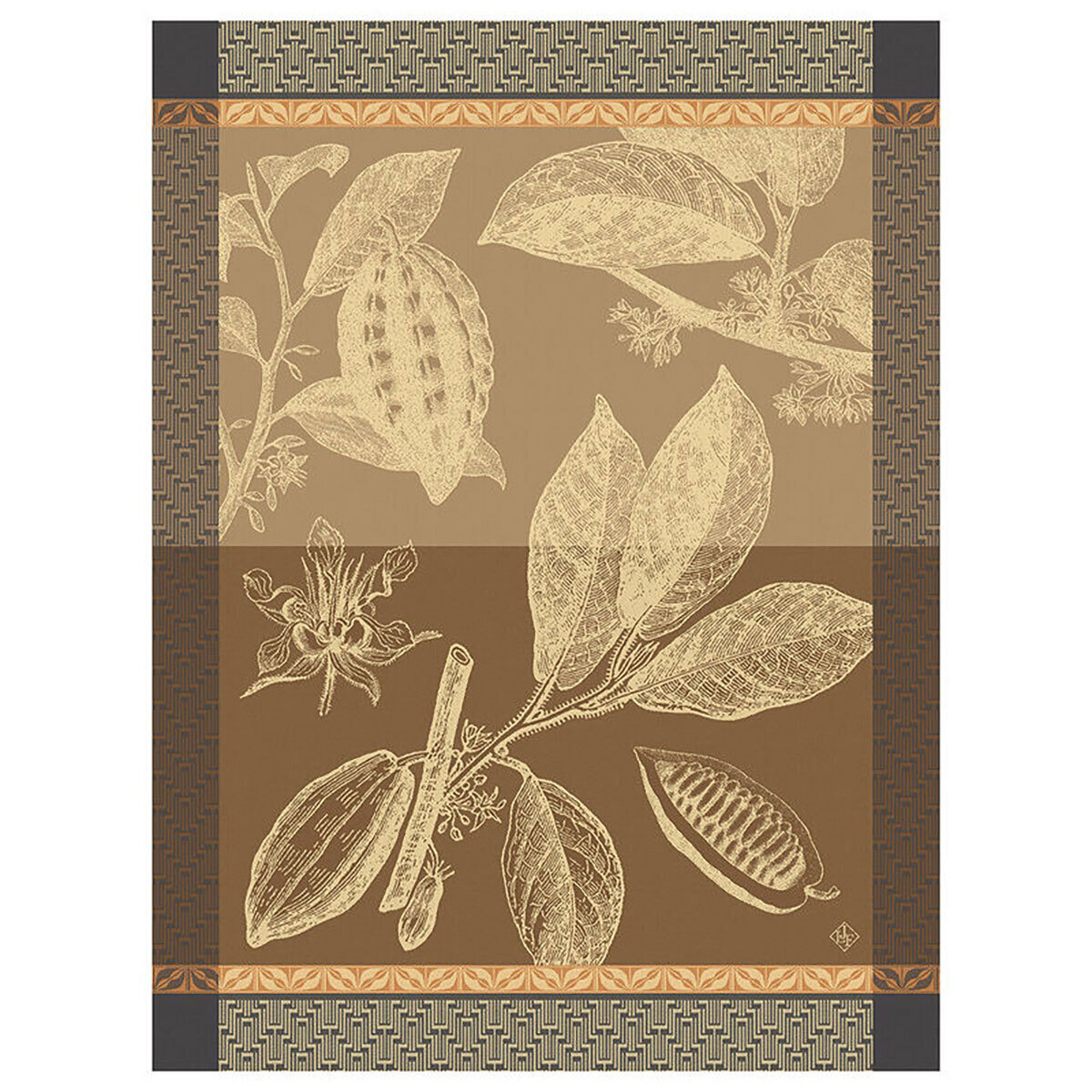 Le Jacquard Francais Chocolats Fve Brown Tea Towel 24 x 31 Inch 28562 Set of 4, MPN: 28562, 366026…