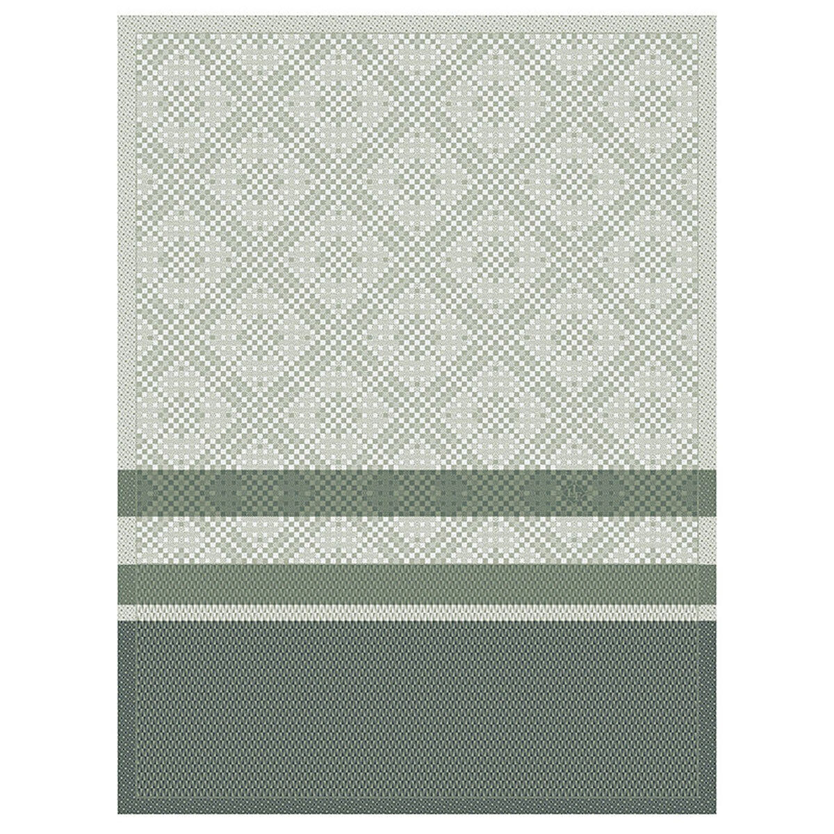 Le Jacquard Francais Essentiel Graphique Green Tea Towel 24 x 31 Inch 28671 Set of 4, MPN: 28671, 3…