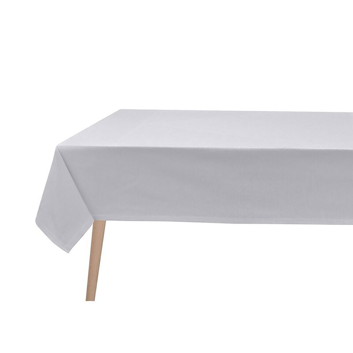 Le Jacquard Francais Club White Tablecloth 59 x 102 Inch 28844