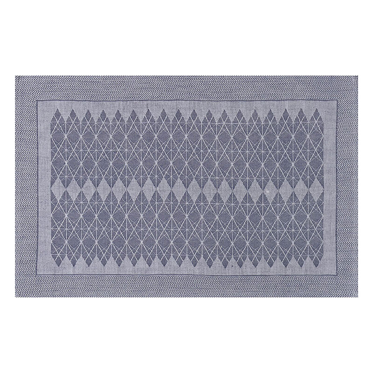 Le Jacquard Francais Club Ligne Blue Placemat 20 x 12 Inch 28840 Set of 4, MPN: 28840, 3660269288402