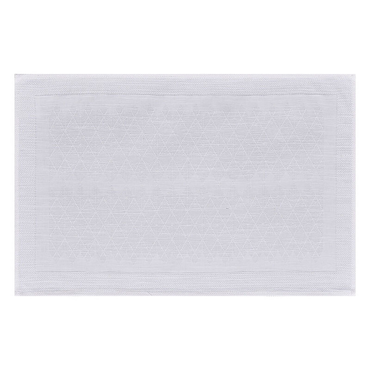 Le Jacquard Francais Club Ligne White Placemat 20 x 12 Inch 28849 Set of 4, MPN: 28849, 36602692884…