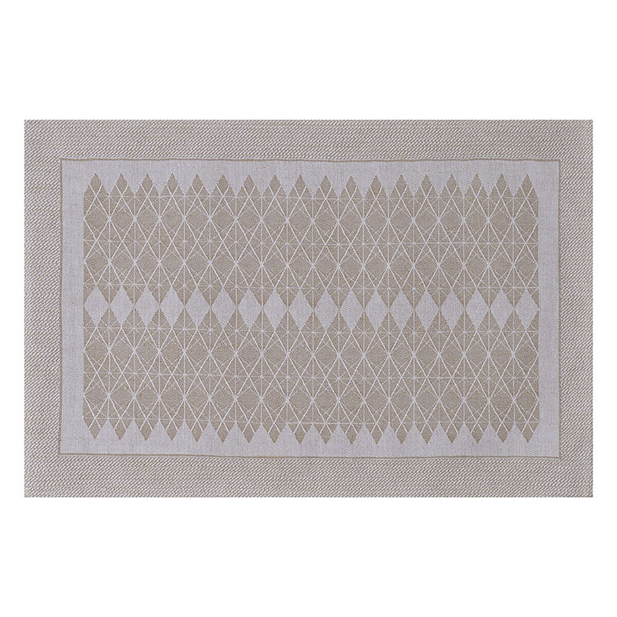Le Jacquard Francais Club Ligne Beige Placemat 20 x 12 Inch 28824 Set of 4, MPN: 28824, 36602692882…