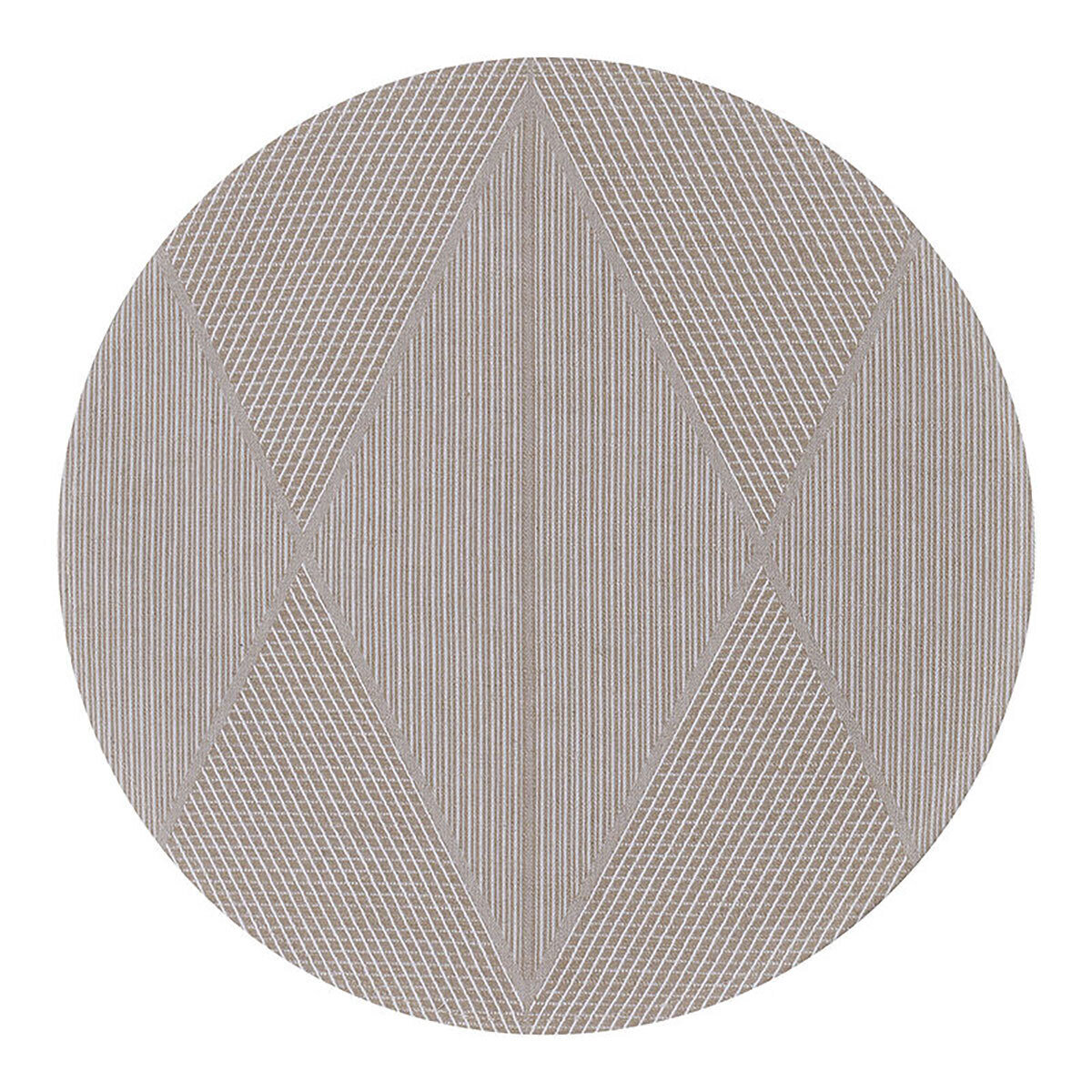Le Jacquard Francais Club Losanges Beige Placemat Diameter 16 Inch 28826 Set of 4, MPN: 28826, 3660…