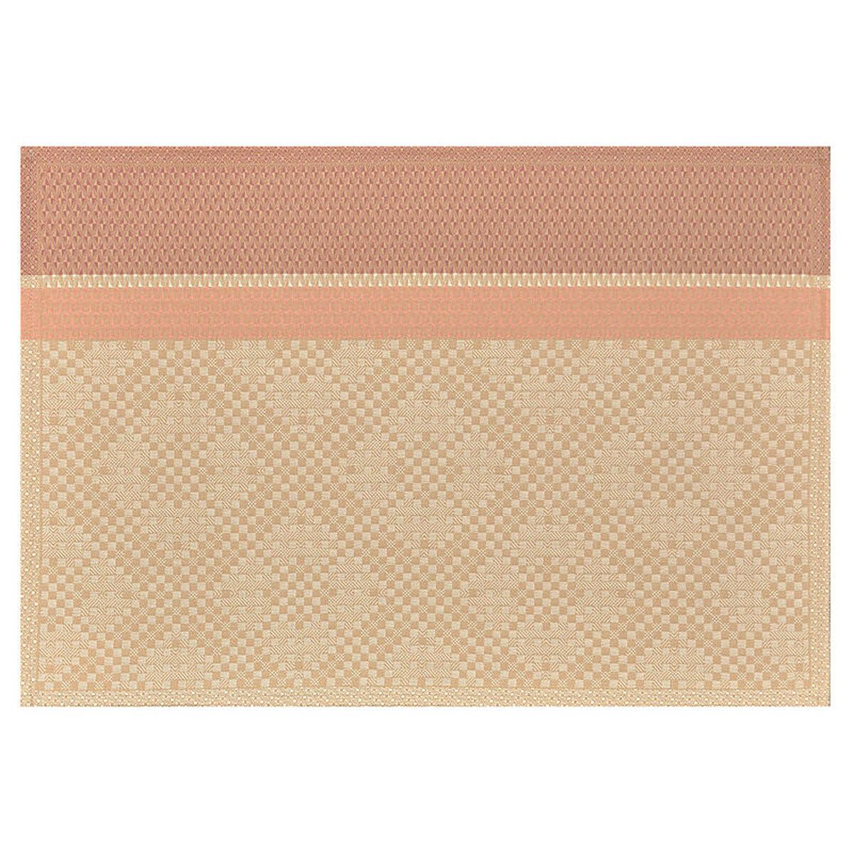 Le Jacquard Francais Essentiel Graphique Enduit Beige Coated Placemat 20 x 14 Inch 28688 Set of 4, …