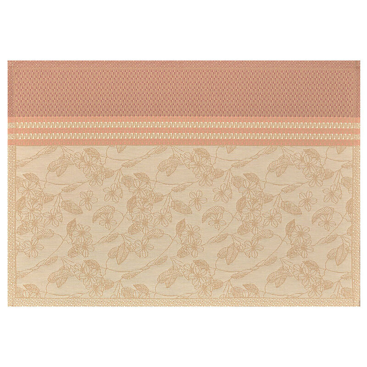 Le Jacquard Francais Essentiel Gravure Enduit Beige Coated Placemat 20 x 14 Inch 28692 Set of 4, MP…