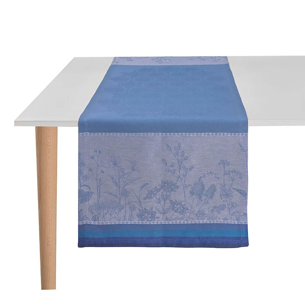 Le Jacquard Francais Instant Bucolique Blue Runner 20 x 59 Inch 28645, MPN: 28645, 3660269286453