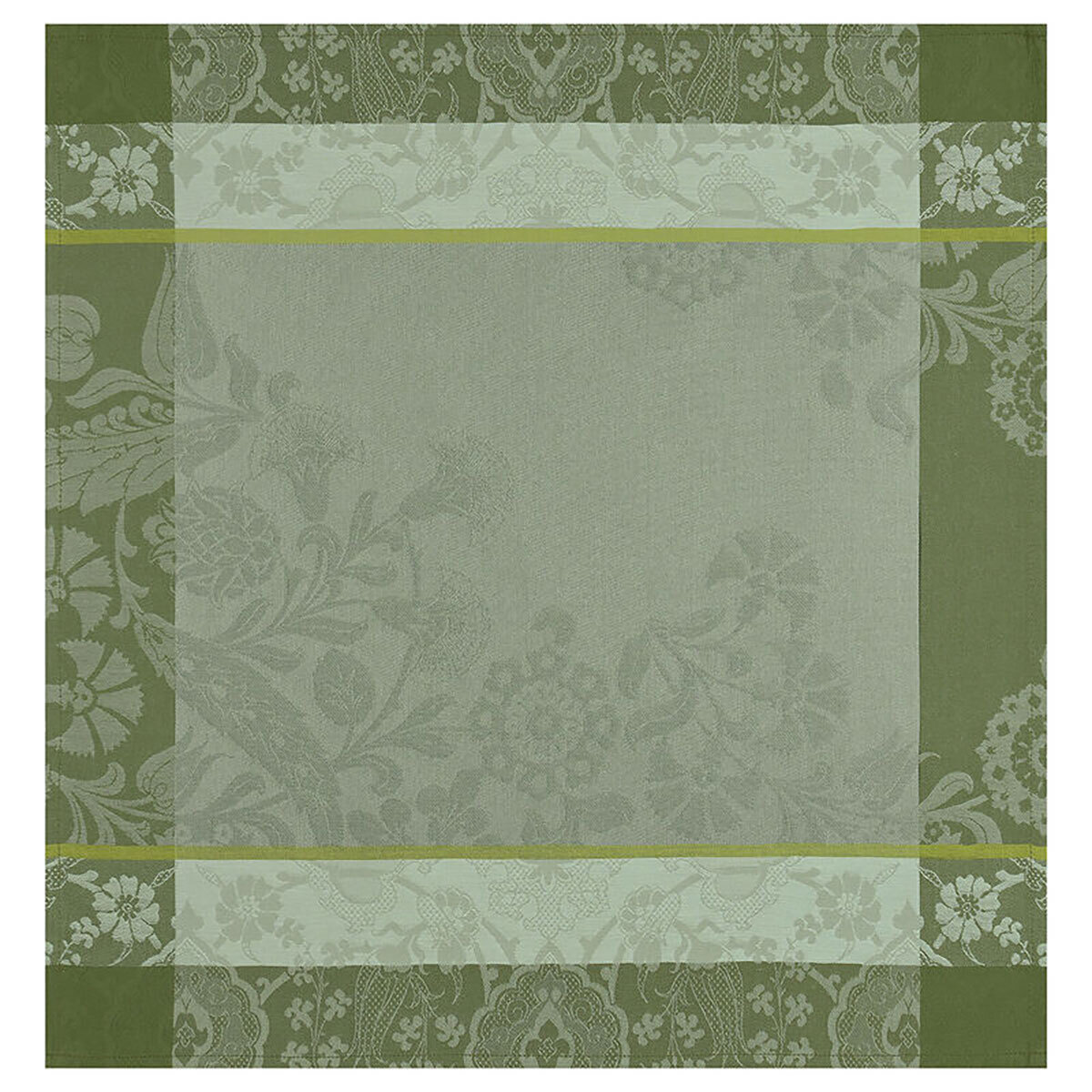Le Jacquard Francais Voyage Iconique Green Napkin 23 x 23 Inch 28596 Set of 4, MPN: 28596, 36602692…