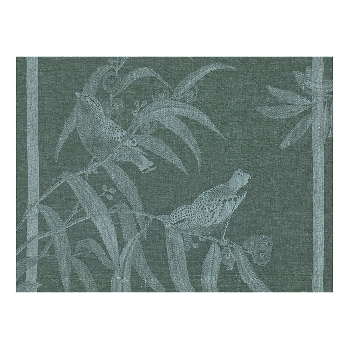 Le Jacquard Francais Voyage Iconique Green Placemat 20 x 14 Inch 28590 Set of 4, MPN: 28590, 366026…