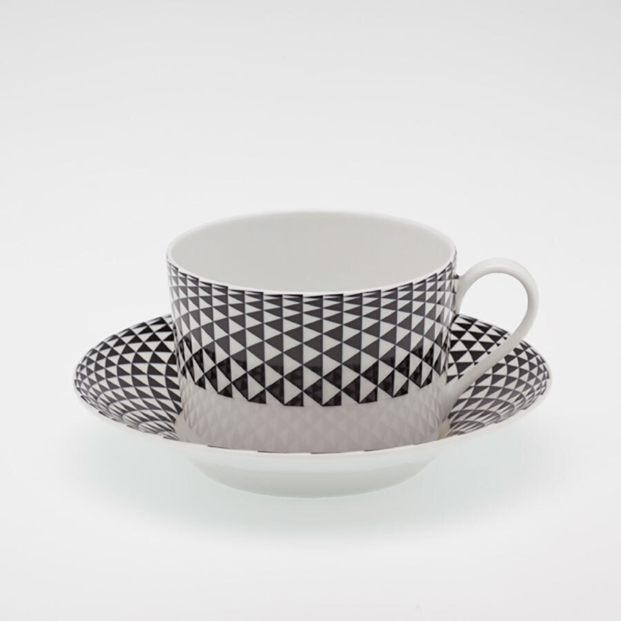 Royal Limoges Black Diamonds Tea Cup 6.75 oz R300-REC20748, MPN: R300-REC20748, 3700409922381