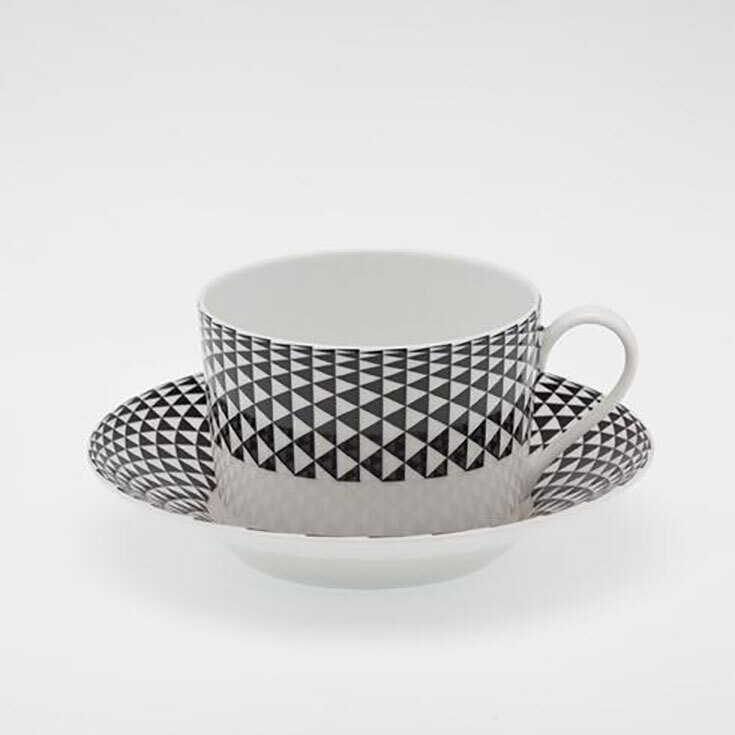 Royal Limoges Black Diamonds Tea Saucer T200-REC20748, MPN: T200-REC20748, 3700409932113
