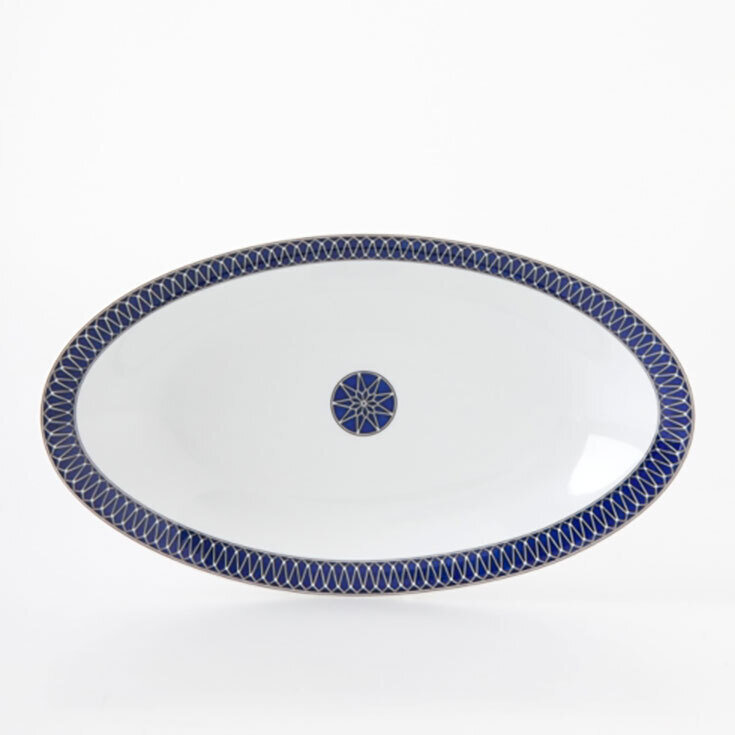 Royal Limoges Blue Star Relish Dish M230-REC20797, MPN: M230-REC20797, 3700409922596