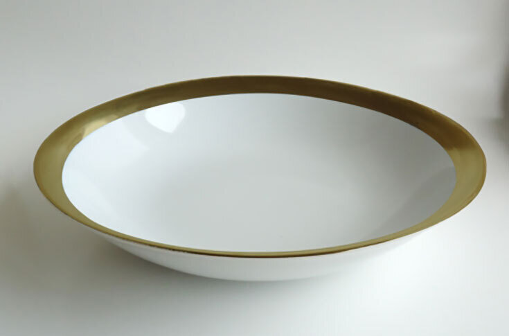 Royal Limoges Danielle Gold Round Deep Platt L210-REC20740, MPN: L210-REC20740, 3700409929861