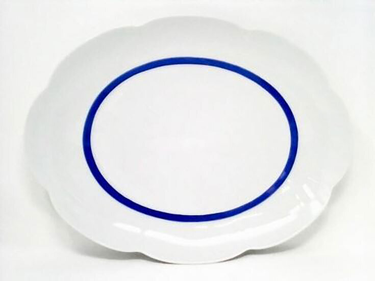 Royal Limoges Fleur'T Bleu Oval Platter Large L412-NYM20447