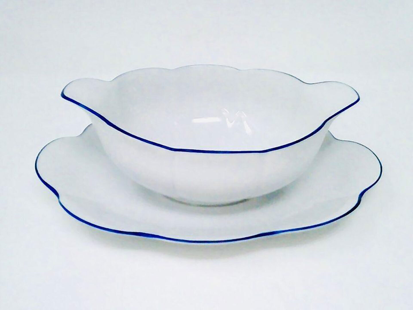 Royal Limoges Fleur&#39;T Bleu Sauce Boat N997-NYM20447, MPN: N997-NYM20447, 3700409925504