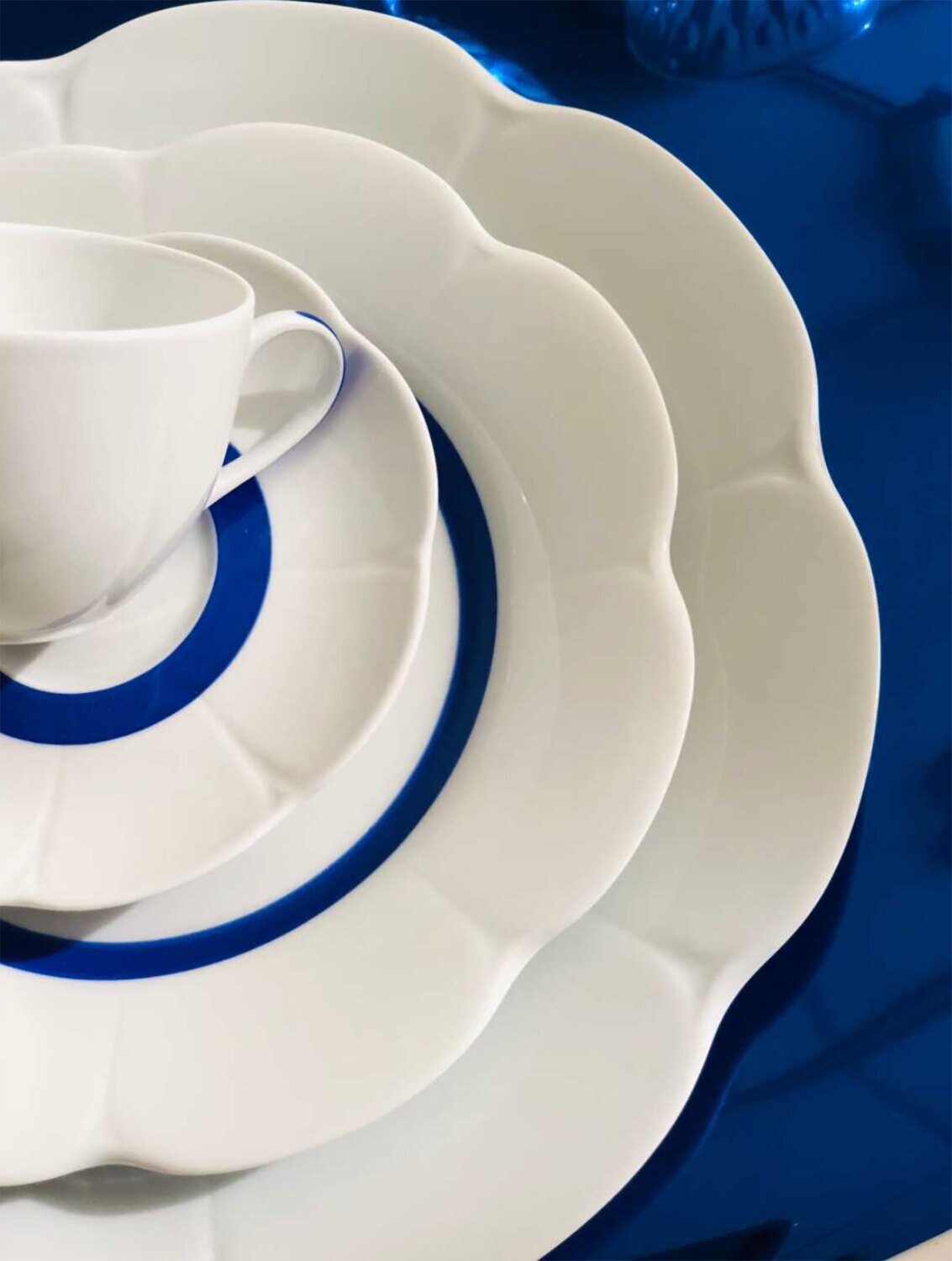 Royal Limoges Fleur&#39;T Bleu Soup Cereal Shallow A220-NYM20447, MPN: A220-NYM20447, 3700409925481