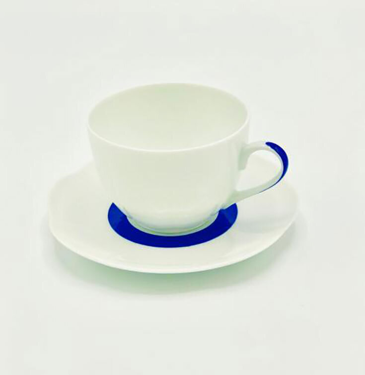Royal Limoges Fleur&#39;T Bleu Tea Cup R300-NYM20447