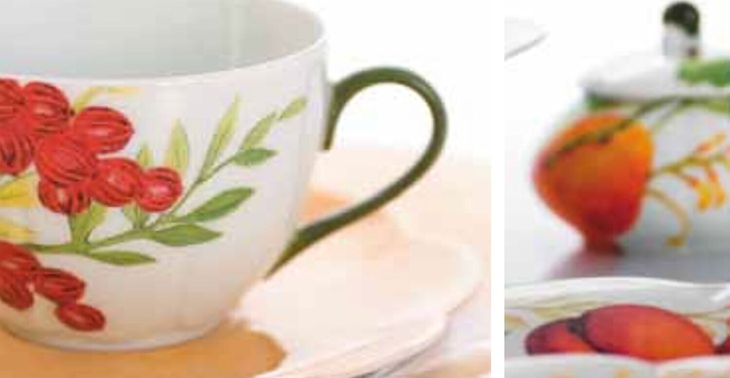 Royal Limoges Fruits D'Ete Teapot 20 oz S120-NYM20451