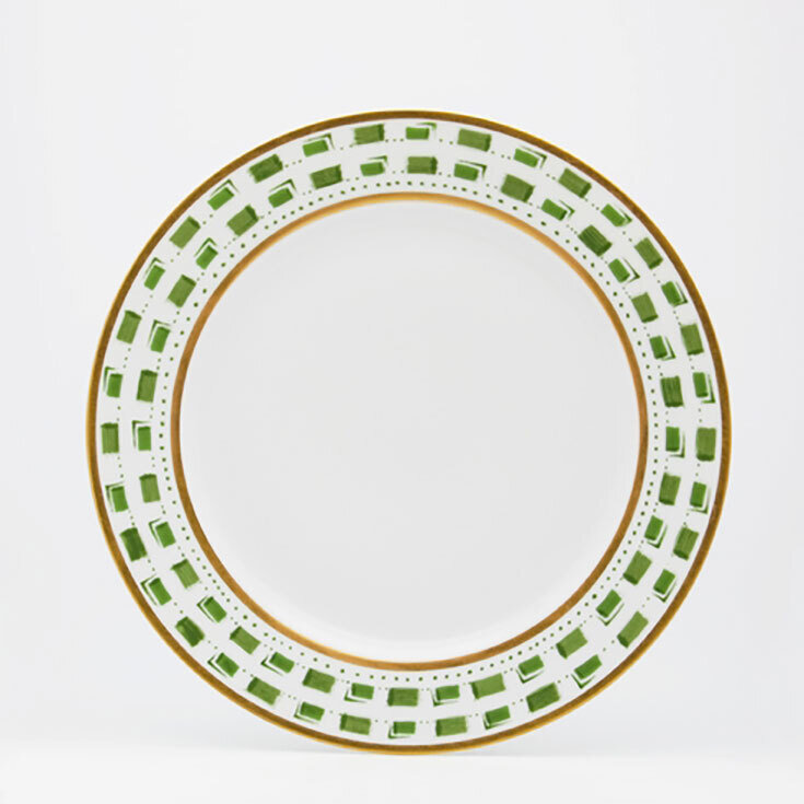 Royal Limoges La Bocca Green Dinner Plate 10&quot; B265-REC20663, MPN: B265-REC20663, 3700409914119