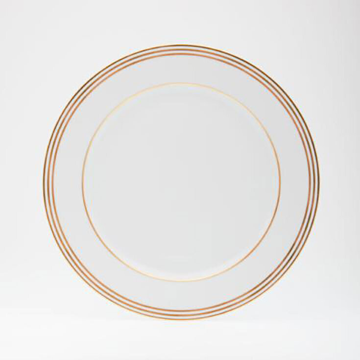 Royal Limoges Lattitudes Gold Dessert Plate 8.5 B220-REC20574, MPN: B220-REC20574, 3700409915109