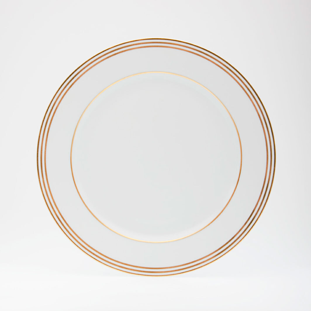 Royal Limoges Lattitudes Gold Dinner Plate 10.75 B275-REC20574, MPN: B275-REC20574, 3700409915116