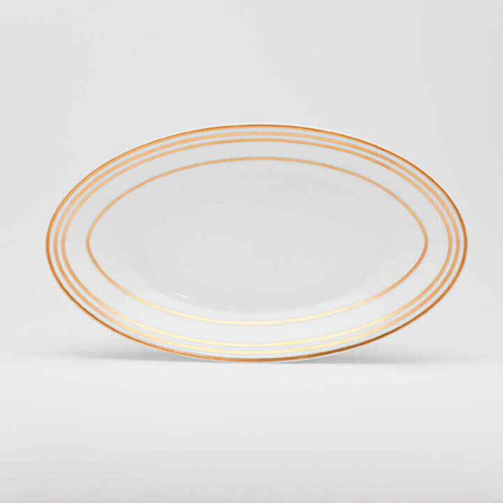 Royal Limoges Lattitudes Gold Relish Dish M230-REC20574, MPN: M230-REC20574, 3700409930331