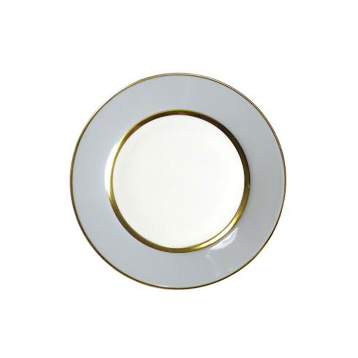 Royal Limoges Mak Grey Gold Dessert Plate B220-REC20829