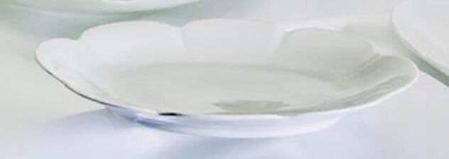 Royal Limoges Nymphea White Relish Dish M220-NYM00001