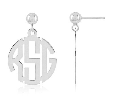 Monogram Earring Sterling Silver XNE21SS, MPN: XNE21SS, 886774271262