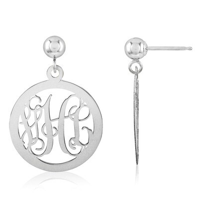 Monogram Earring Sterling Silver XNE16SS, MPN: XNE16SS, 886774271064