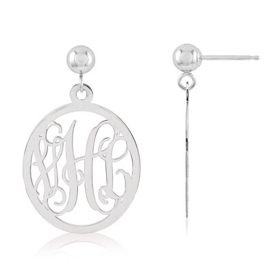 Monogram Earring Sterling Silver XNE17SS, MPN: XNE17SS, 886774271101