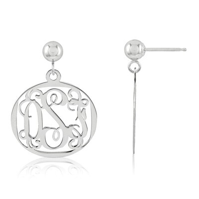Monogram Earring Sterling Silver XNE20SS, MPN: XNE20SS, 886774271224