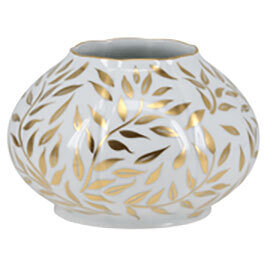 Royal Limoges Olivier Gold Round Nym Vase Small XV20-DIV20583, MPN: XV20-DIV20583, 3700409925146