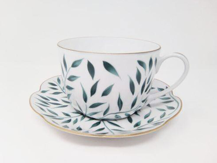 Royal Limoges Olivier Green Breakfast Saucer T300-NYM12010, MPN: T300-NYM12010,