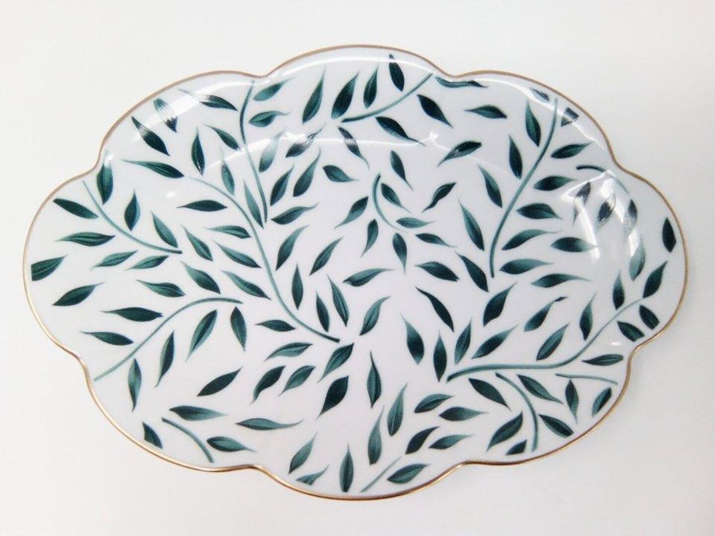 Royal Limoges Olivier Green Relish Dish M220-NYM12010, MPN: M220-NYM12010,