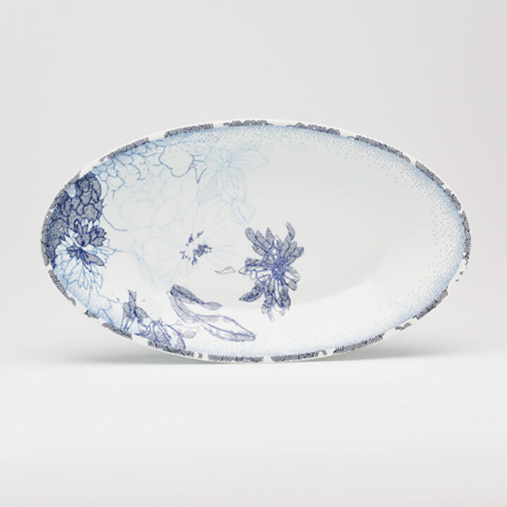 Royal Limoges Reve Bleu Relish Dish M230-COU20660, MPN: M230-COU20660, 3700409918650