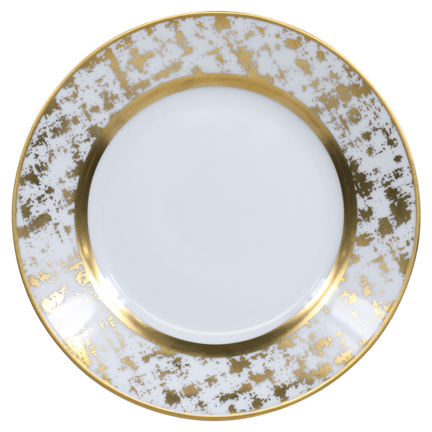 Royal Limoges Tweed White & Gold Bread & Butter Plate B160-REC20848