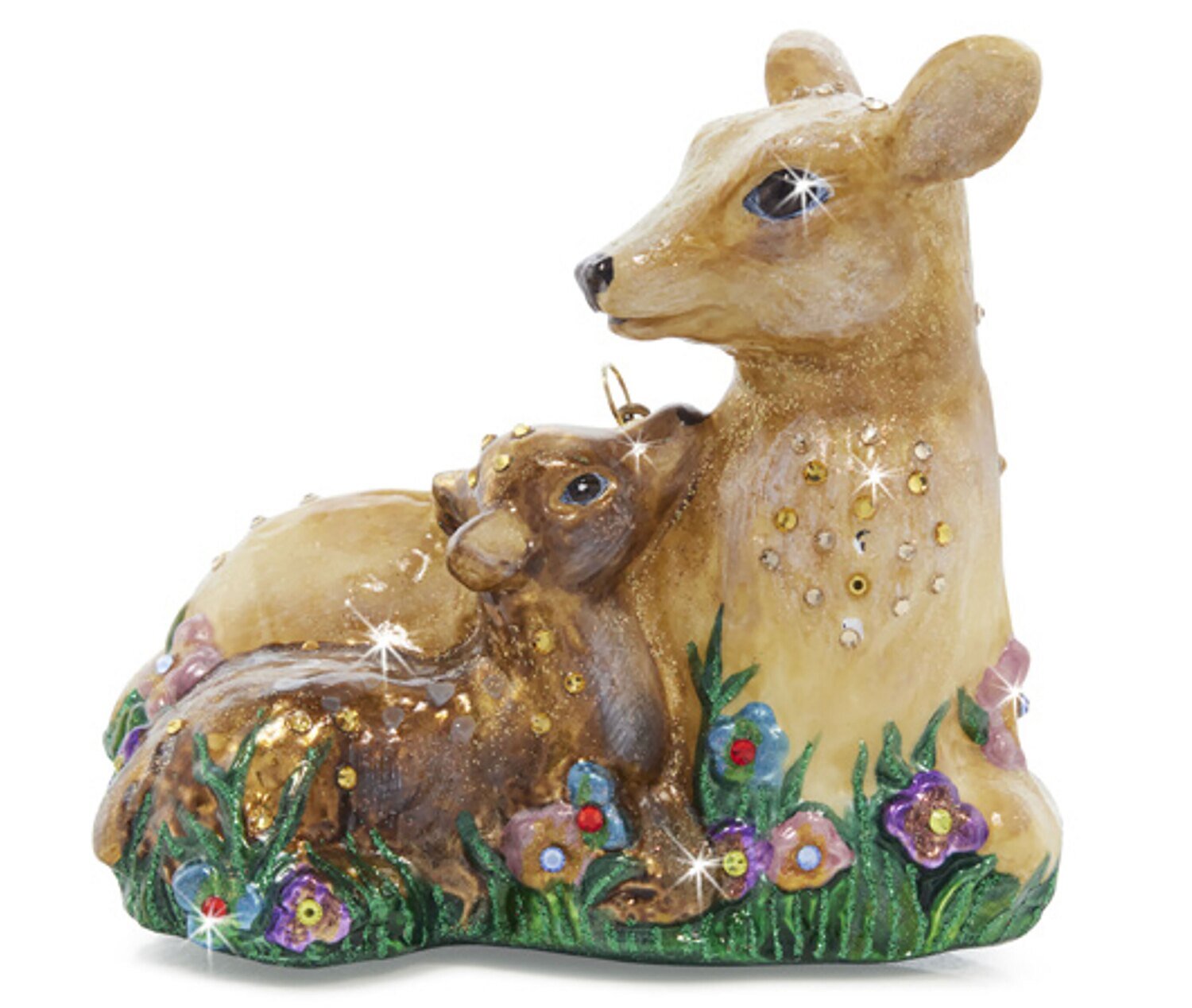Jay Strongwater Deer and Fawn Ornament SDH20080-250