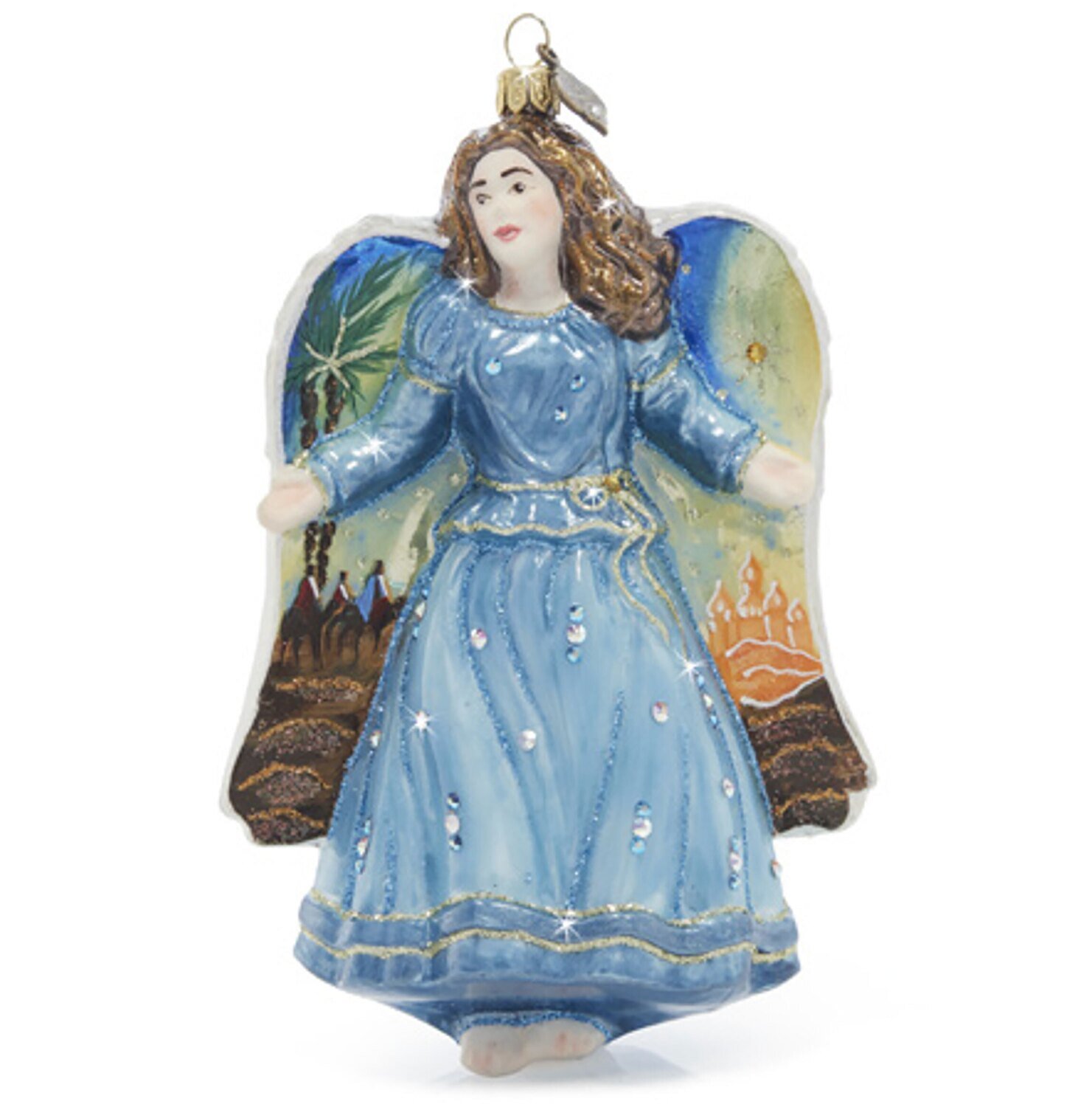 Jay Strongwater 2023 Angel Ornament SDH20081-250