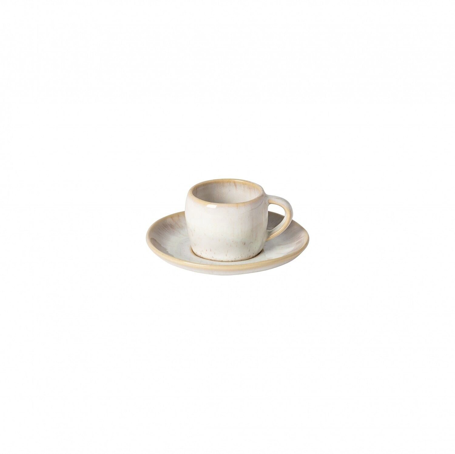 Casafina Eivissa Coffee Cup And Saucer Sand Beige Set of 6 LNCS03-SND, MPN: LNCS03-SND, 840289035375