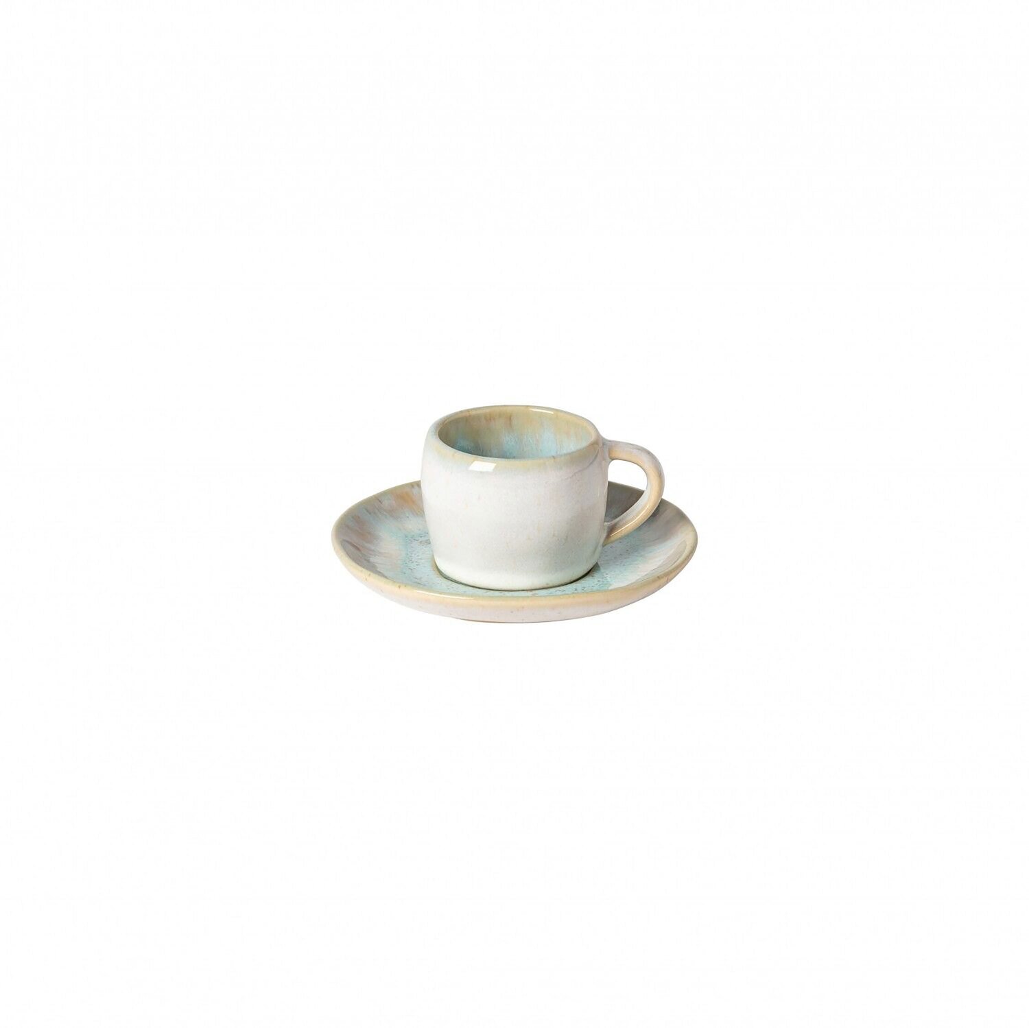 Casafina Eivissa Coffee Cup And Saucer Sea Blue Set of 6 LNCS03-SEA, MPN: LNCS03-SEA, 840289035399