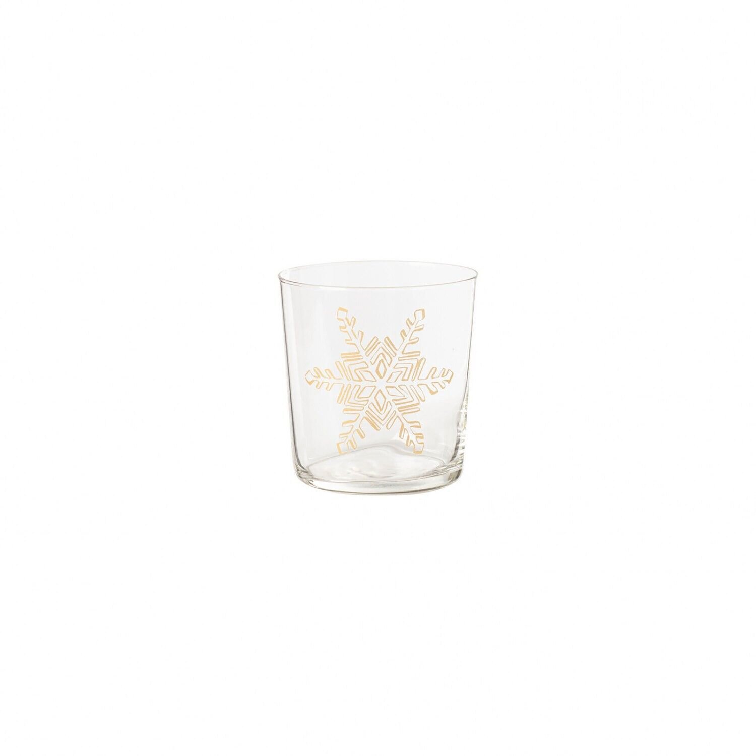 Casafina Festive Double Old Fashion Snowflakes Set of 6 V10215-CLR, MPN: V10215-CLR, 840289018897