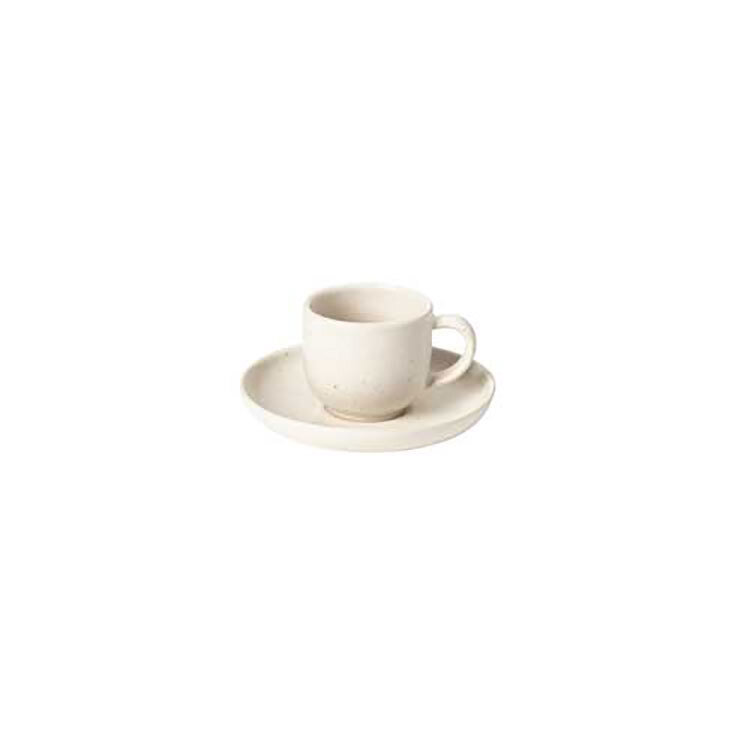 Casafina Pacifica Coffee Cup And Saucer Vanilla Set of 6 XOCS05-VAN, MPN: XOCS05-VAN, 840289023983