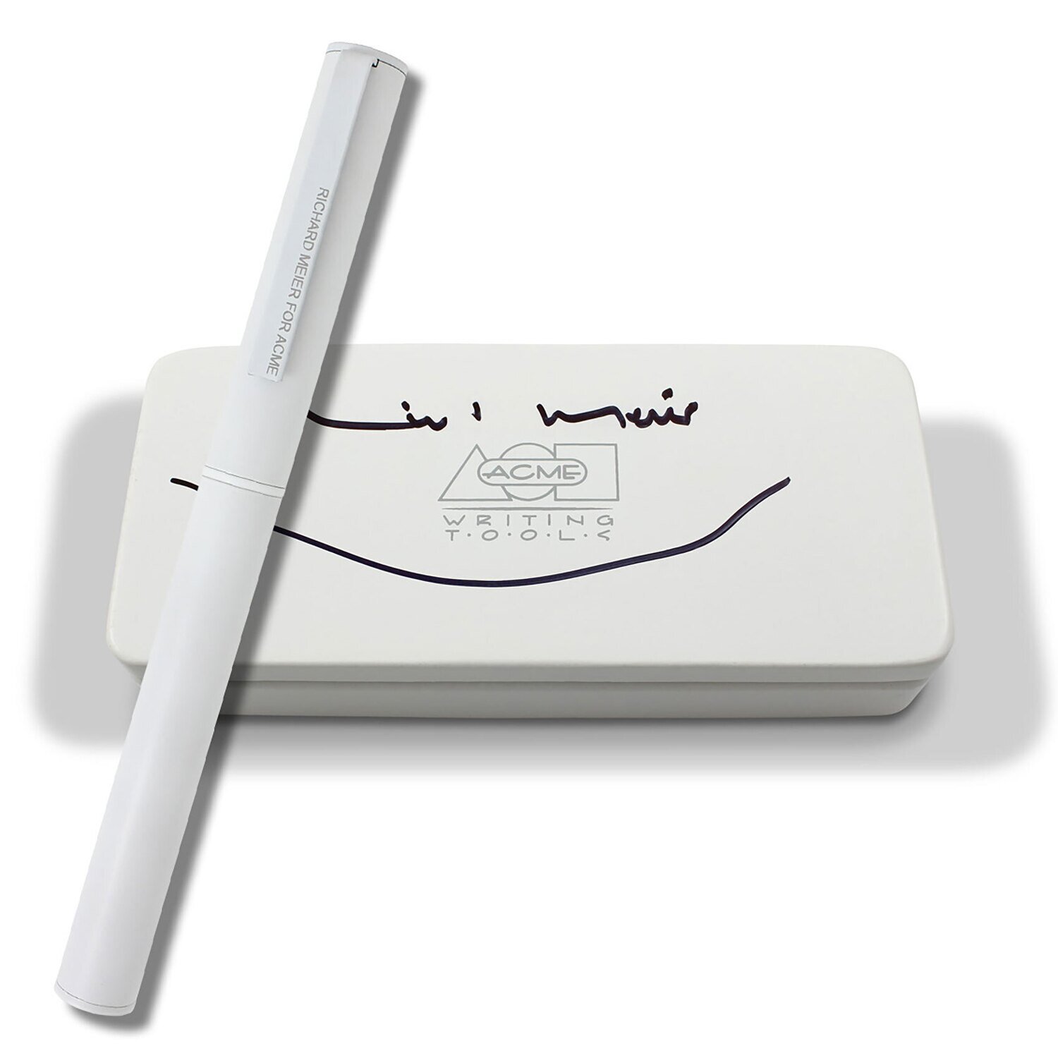 Acme Rm Ii Matte White Signed Prototype Roller Ball Pen P3RM05WHMRWLES, MPN: P3RM05WHMRWLES