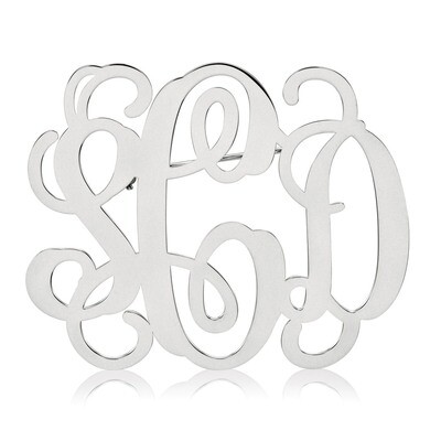 Monogram Pin .013 Gauge 14k White Gold XNA504W, MPN: XNA504W,