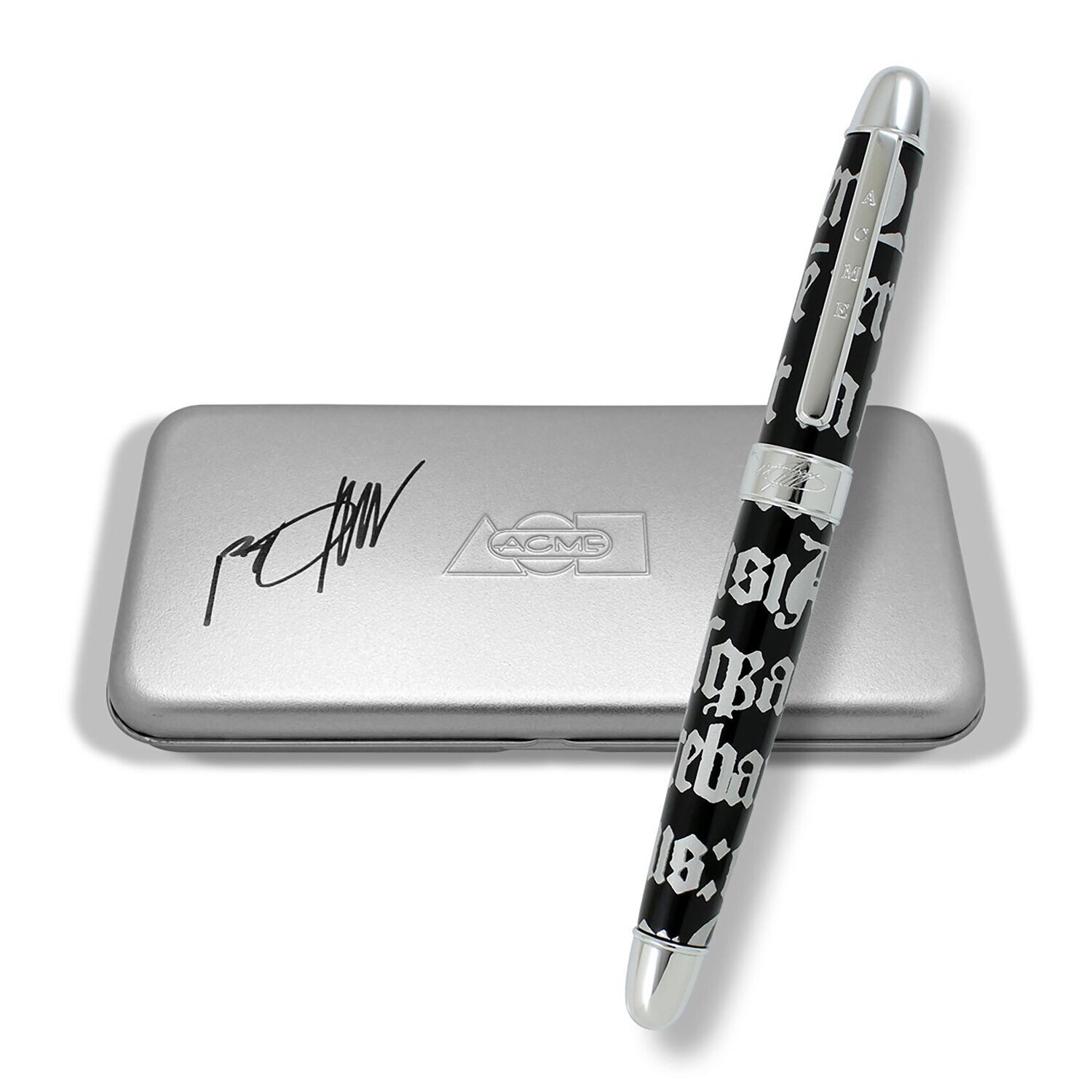 Acme Gothic Script Silver Signed Standard Roller Ball Pen PRD36RAES, MPN: PRD36RAES