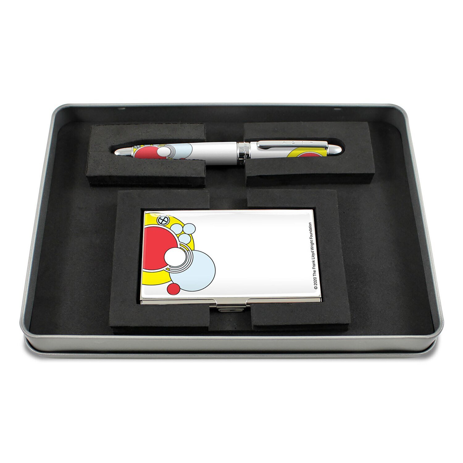 Acme Imperial White Fountain Pen & Card Case Set APW67FSET