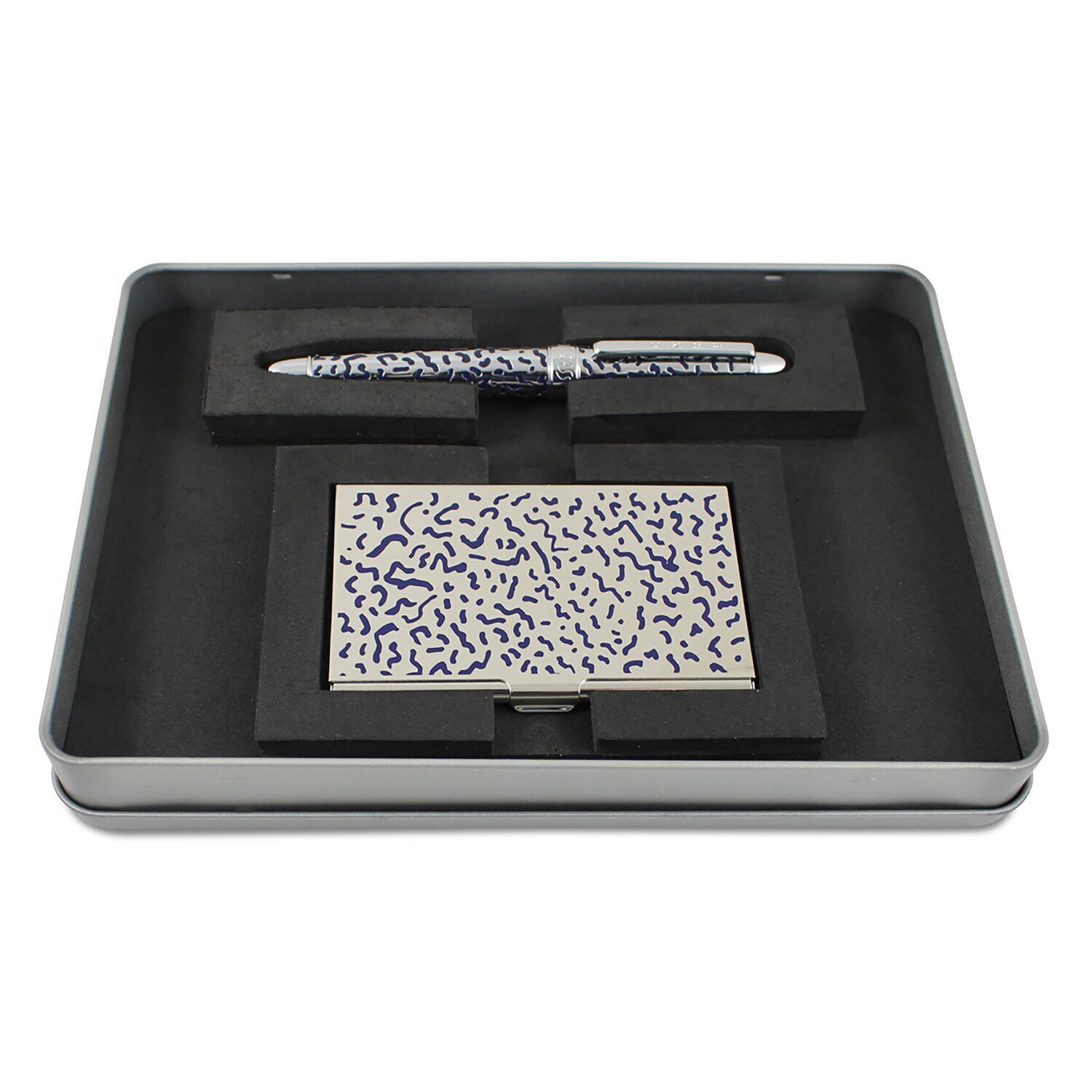 Acme Bacterio Etched Fountain Pen & Card Case Set APES01FSET