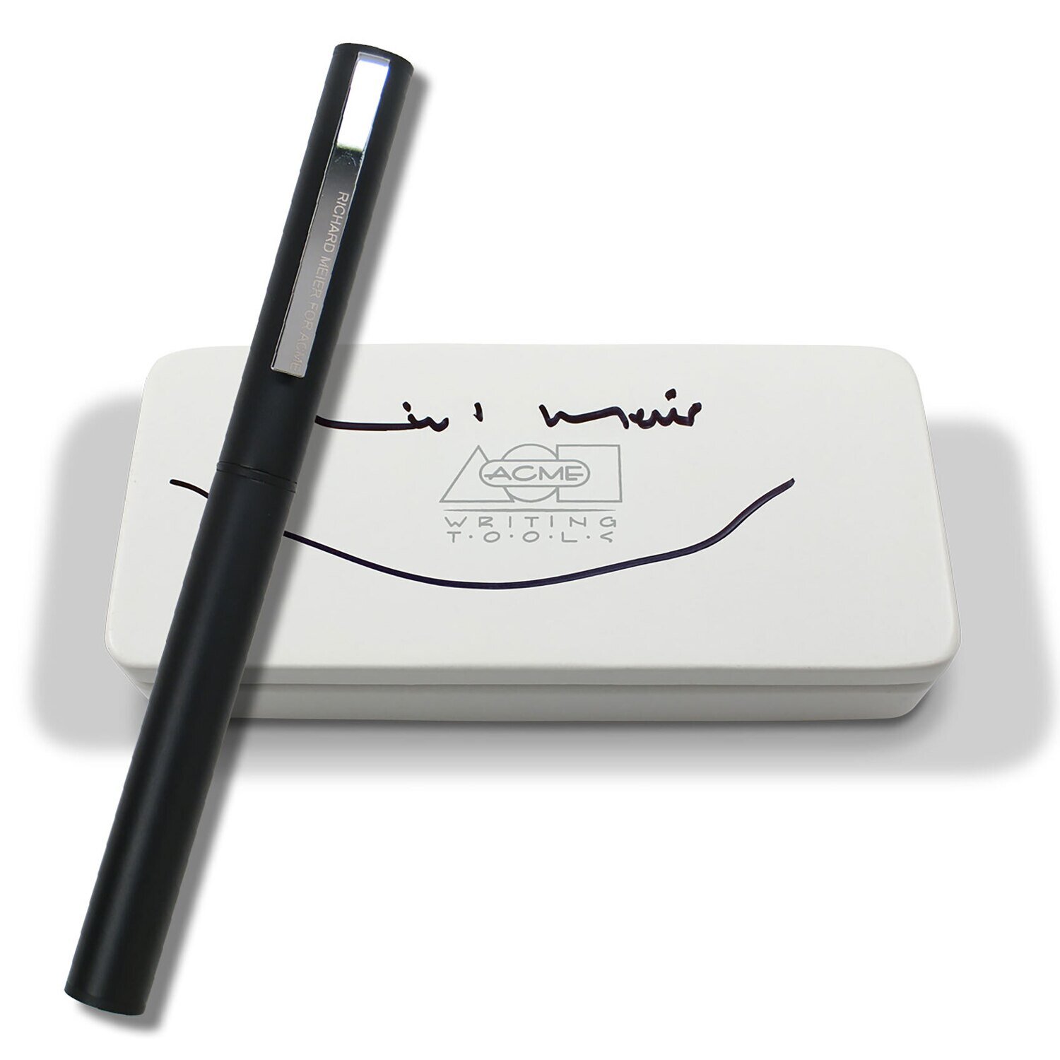 Acme Rm Ii Matte Black Chrome Signed Prototype Roller Ball Pen P3RM05BKMRCLES, MPN: P3RM05BKMRCLES
