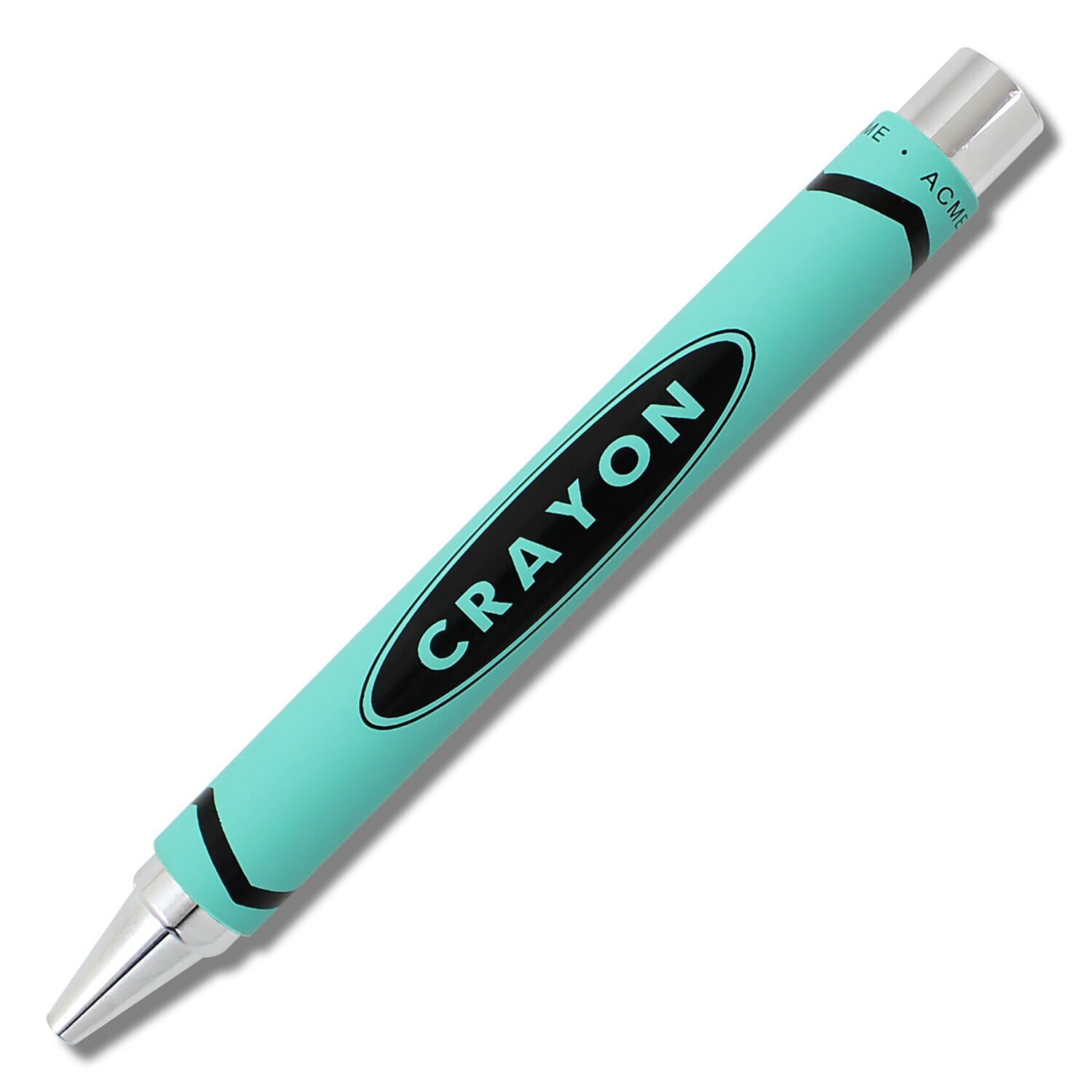 Acme Crayon Chrome Teal Retractable Roller Ball Pen PACME3TLLP, MPN: PACME3TLLP
