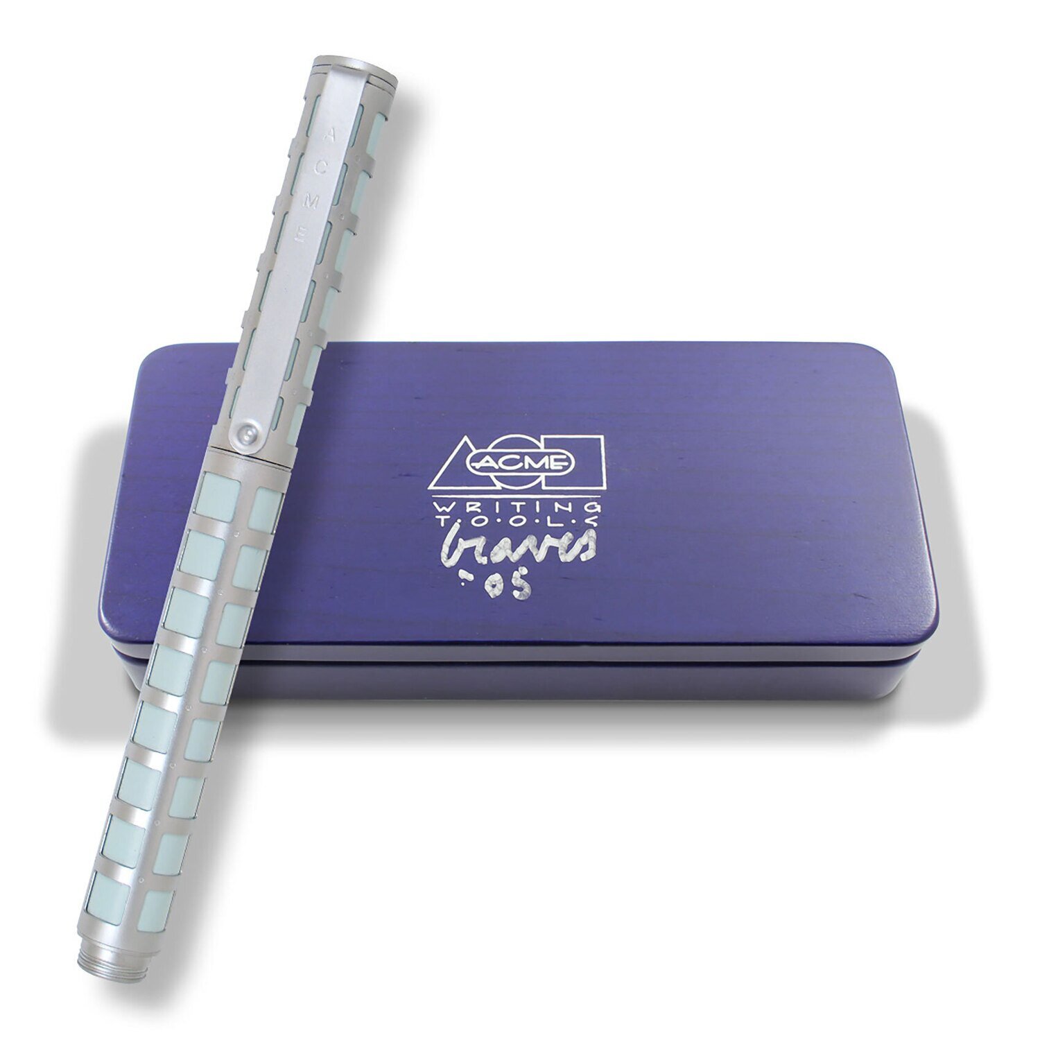 Acme Signed Grid Roller Ball Pen P2MG08RAES, MPN: P2MG08RAES